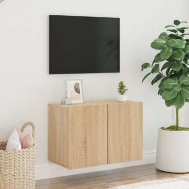 vidaXL Ντουλάπι Τοίχου Τηλεόρασης Sonoma Δρυς 60x30x41cm