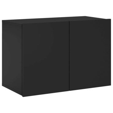 vidaXL Ντουλάπι Τοίχου Τηλεόρασης Μαύρο 60x30x41cm