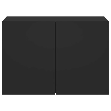 vidaXL Ντουλάπι Τοίχου Τηλεόρασης Μαύρο 60x30x41cm