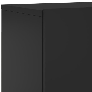 vidaXL Ντουλάπι Τοίχου Τηλεόρασης Μαύρο 60x30x41cm
