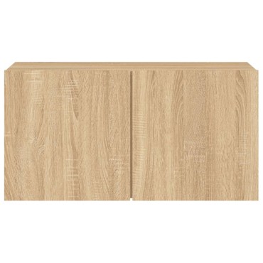 vidaXL Ντουλάπι Τοίχου Τηλεόρασης Sonoma Δρυς 80x30x41cm