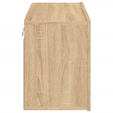 vidaXL Ντουλάπι Τοίχου Τηλεόρασης Sonoma Δρυς 80x30x41cm