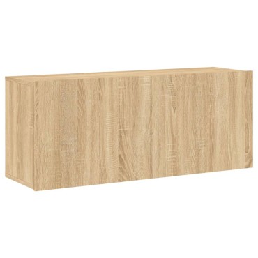 vidaXL Ντουλάπι Τοίχου Τηλεόρασης Sonoma Δρυς 100x30x41cm