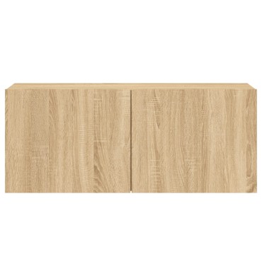 vidaXL Ντουλάπι Τοίχου Τηλεόρασης Sonoma Δρυς 100x30x41cm