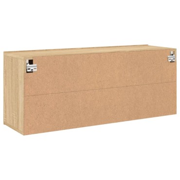 vidaXL Ντουλάπι Τοίχου Τηλεόρασης Sonoma Δρυς 100x30x41cm