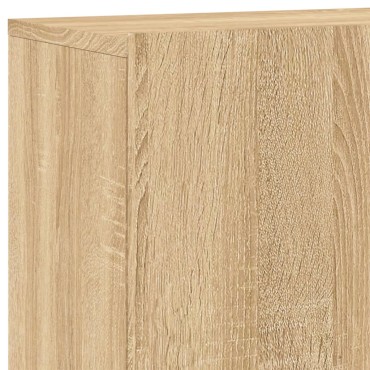 vidaXL Ντουλάπι Τοίχου Τηλεόρασης Sonoma Δρυς 100x30x41cm