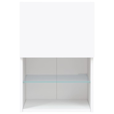 vidaXL Έπιπλο Τηλεόρασης με LED Λευκό 40,5x30x60cm