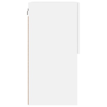 vidaXL Έπιπλο Τηλεόρασης με LED Λευκό 40,5x30x60cm