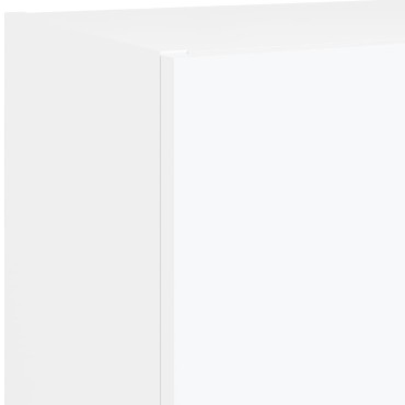 vidaXL Έπιπλο Τηλεόρασης με LED Λευκό 40,5x30x102cm