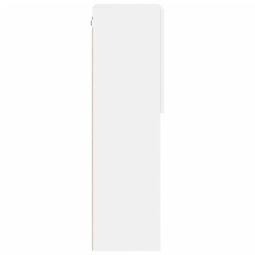 vidaXL Έπιπλο Τηλεόρασης με LED Λευκό 40,5x30x102cm