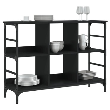 vidaXL Μπουφές Μαύρος 102x32x73,5cm από Επεξεργασμένο Ξύλο 1 τεμ.