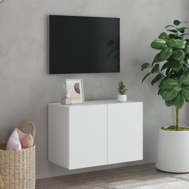 vidaXL Έπιπλο Τοίχου Τηλεόρασης Λευκό 60x30x41cm