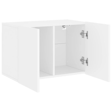 vidaXL Έπιπλο Τοίχου Τηλεόρασης Λευκό 60x30x41cm