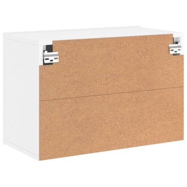 vidaXL Έπιπλο Τοίχου Τηλεόρασης Λευκό 60x30x41cm