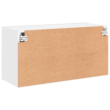 vidaXL Έπιπλο Τοίχου Τηλεόρασης Λευκό 80x30x41cm