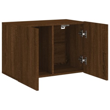 vidaXL Ντουλάπι Τοίχου Τηλεόρασης Καφέ Δρυς 60x30x41cm