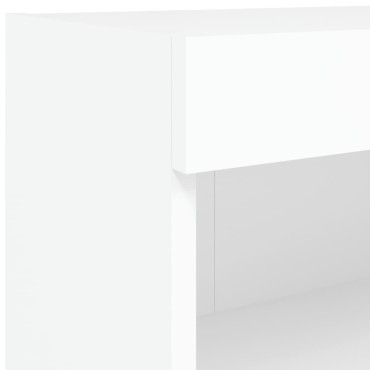 vidaXL Έπιπλο Τηλεόρασης με LED Λευκό 60x30x30cm