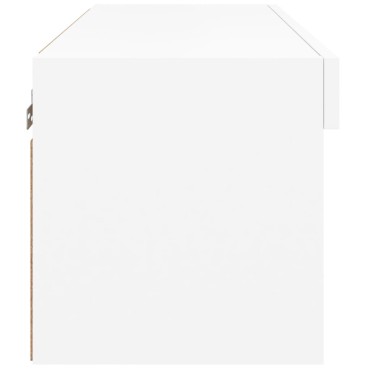 vidaXL Έπιπλο Τηλεόρασης με LED Λευκό 60x30x30cm