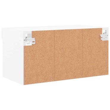 vidaXL Έπιπλο Τηλεόρασης με LED Λευκό 60x30x30cm