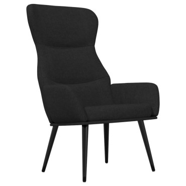vidaXL Πολυθρόνα Relax Μαύρη Υφασμάτινη 70x77x94cm 1 τεμ.
