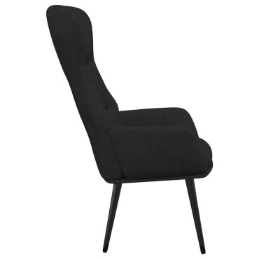 vidaXL Πολυθρόνα Relax Μαύρη Υφασμάτινη 70x77x94cm 1 τεμ.