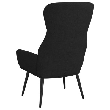 vidaXL Πολυθρόνα Relax Μαύρη Υφασμάτινη 70x77x94cm 1 τεμ.