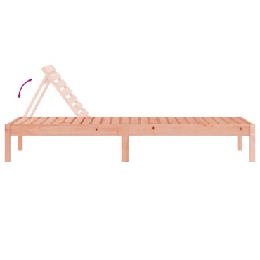 vidaXL Ξαπλώστρα 199,5x60x74cm από Μασίφ Ξύλο Ψευδοτσούγκας 1 τεμ.