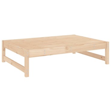 vidaXL Υποπόδιο Κήπου 120x80cm από Μασίφ Ξύλο Πεύκου 1 τεμ. Γωνιακός