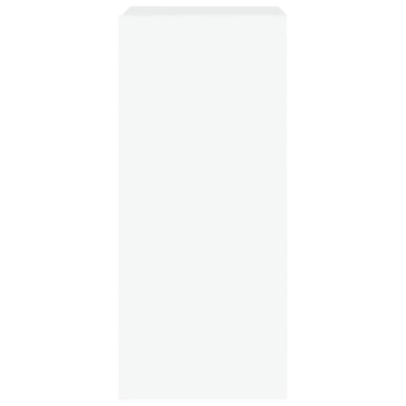 vidaXL Έπιπλο Τοίχου Τηλεόρασης με LED Λευκό 30,5x35x70cm