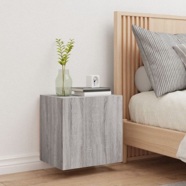 vidaXL Έπιπλο Τοίχου Τηλεόρασης Γκρι Sonoma 40,5x30x40cm Επεξ. Ξύλο