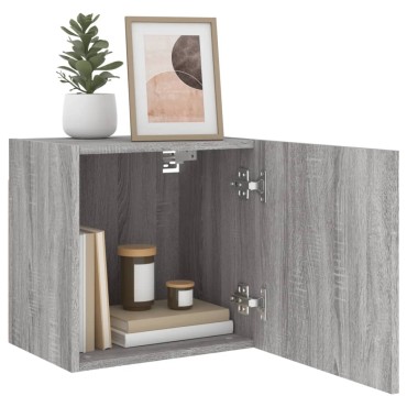 vidaXL Έπιπλο Τοίχου Τηλεόρασης Γκρι Sonoma 40,5x30x40cm Επεξ. Ξύλο