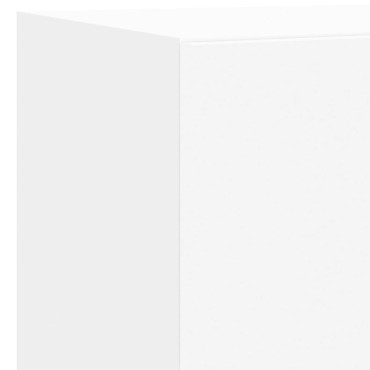 vidaXL Έπιπλο Τοίχου Τηλεόρασης με LED Λευκό 40,5x35x40cm