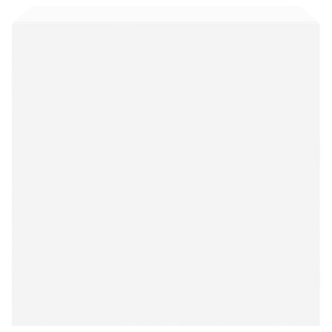 vidaXL Έπιπλο Τοίχου Τηλεόρασης με LED Λευκό 40,5x35x40cm