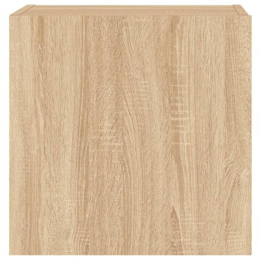 vidaXL Έπιπλο Τοίχου Τηλεόρασης Sonoma Δρυς 40,5x30x40cm Επεξ. Ξύλο