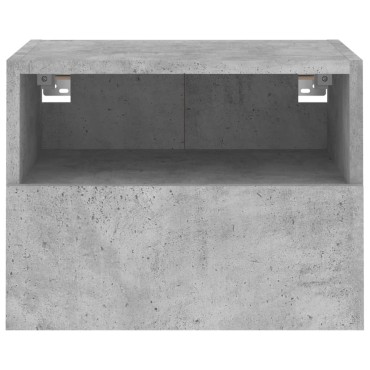 vidaXL Έπιπλο Τοίχου Τηλεόρασης Γκρι Σκυρ. 40x30x30cm Επεξ. Ξύλο