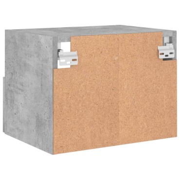 vidaXL Έπιπλο Τοίχου Τηλεόρασης Γκρι Σκυρ. 40x30x30cm Επεξ. Ξύλο