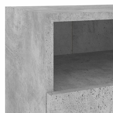 vidaXL Έπιπλο Τοίχου Τηλεόρασης Γκρι Σκυρ. 40x30x30cm Επεξ. Ξύλο