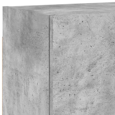 vidaXL Έπιπλα Τηλεόρασης 2 τεμ. Γκρι Σκυρ. 40,5x30x40cm Επεξ. Ξύλο