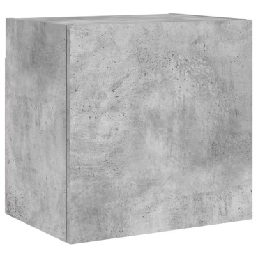 vidaXL Έπιπλα Τηλεόρασης 2 τεμ. Γκρι Σκυρ. 40,5x30x40cm Επεξ. Ξύλο