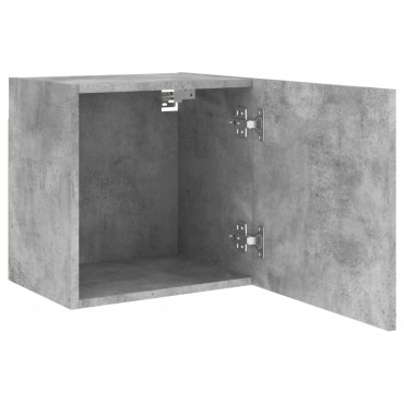 vidaXL Έπιπλα Τηλεόρασης 2 τεμ. Γκρι Σκυρ. 40,5x30x40cm Επεξ. Ξύλο