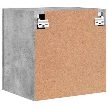 vidaXL Έπιπλα Τηλεόρασης 2 τεμ. Γκρι Σκυρ. 40,5x30x40cm Επεξ. Ξύλο