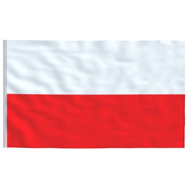 vidaXL Πολωνική Σημαία και Ιστός 5,55 μ. από Αλουμίνιο