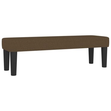 vidaXL Κρεβάτι Boxspring με Στρώμα Σκούρο Καφέ 160x200 εκ Υφασμάτινο