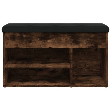 vidaXL Παπουτσοθήκη Καπνιστή Δρυς 82x32x45,5cm από Επεξεργασμένο Ξύλο 1 τεμ.