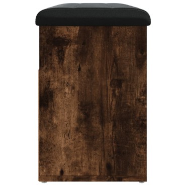vidaXL Παπουτσοθήκη Καπνιστή Δρυς 82x32x45,5cm από Επεξεργασμένο Ξύλο 1 τεμ.