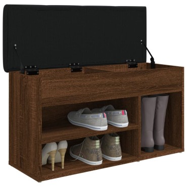 vidaXL Παπουτσοθήκη Καφέ Δρυς 82x32x45,5cm από Επεξεργασμένο Ξύλο 1 τεμ.