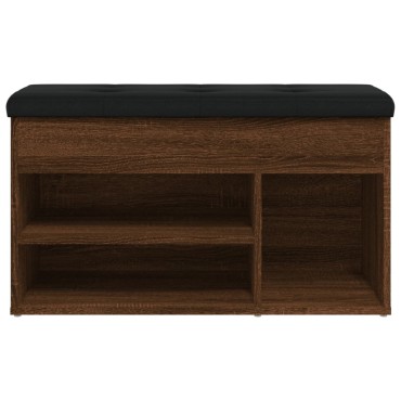 vidaXL Παπουτσοθήκη Καφέ Δρυς 82x32x45,5cm από Επεξεργασμένο Ξύλο 1 τεμ.