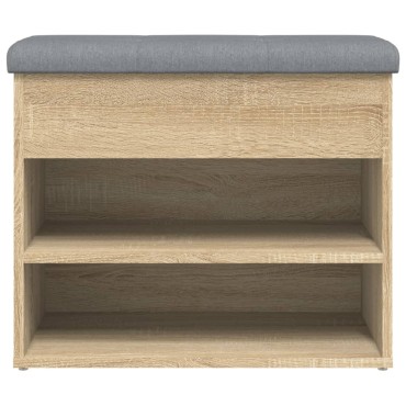 vidaXL Παπουτσοθήκη Sonoma Δρυς 62x32x50cm από Επεξεργασμένο Ξύλο 1 τεμ.
