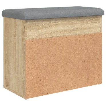 vidaXL Παπουτσοθήκη Sonoma Δρυς 62x32x50cm από Επεξεργασμένο Ξύλο 1 τεμ.