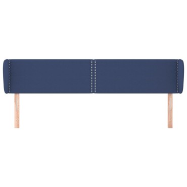vidaXL Κεφαλάρι με Πτερύγια Μπλε 183x23x78/88cm Υφασμάτινο 1 τεμ.